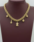 Collana Teddy Charms Gold