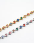 Bracciale Star Multicolor Silver