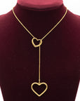 Collana Double Heart Gold
