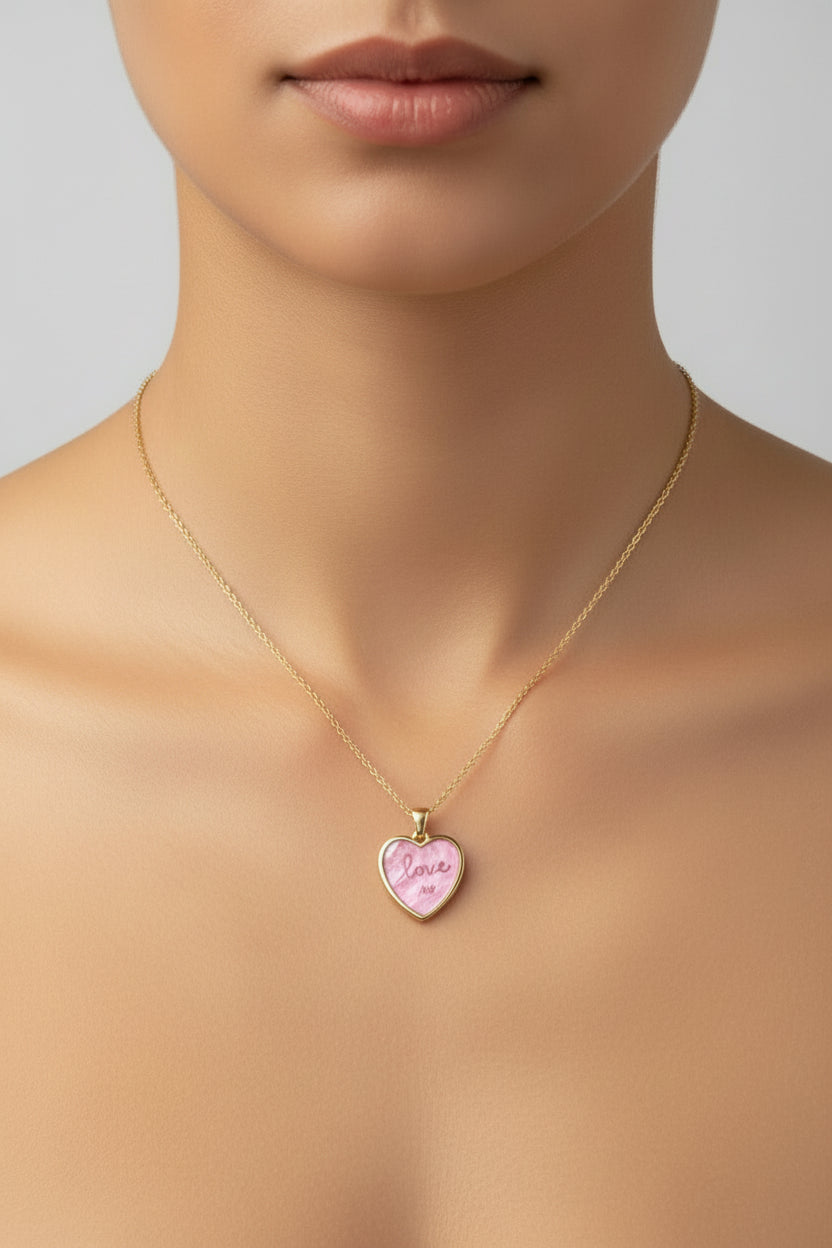 Collana Love U gold