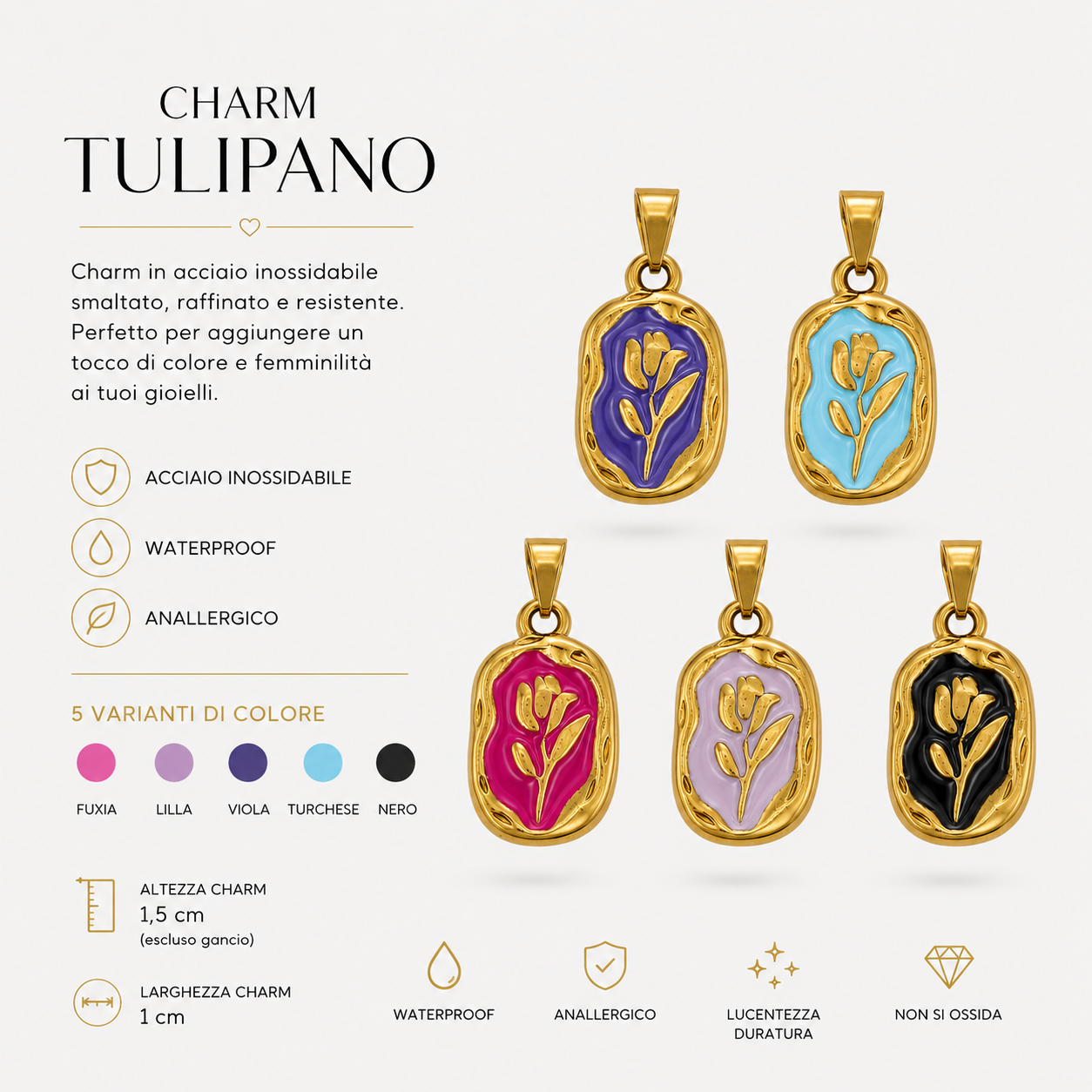 Charms TULIPANO