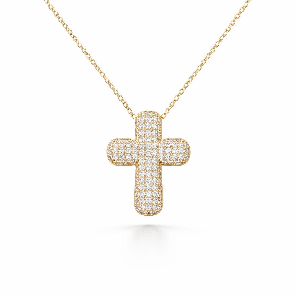 Collana Croce Bubble