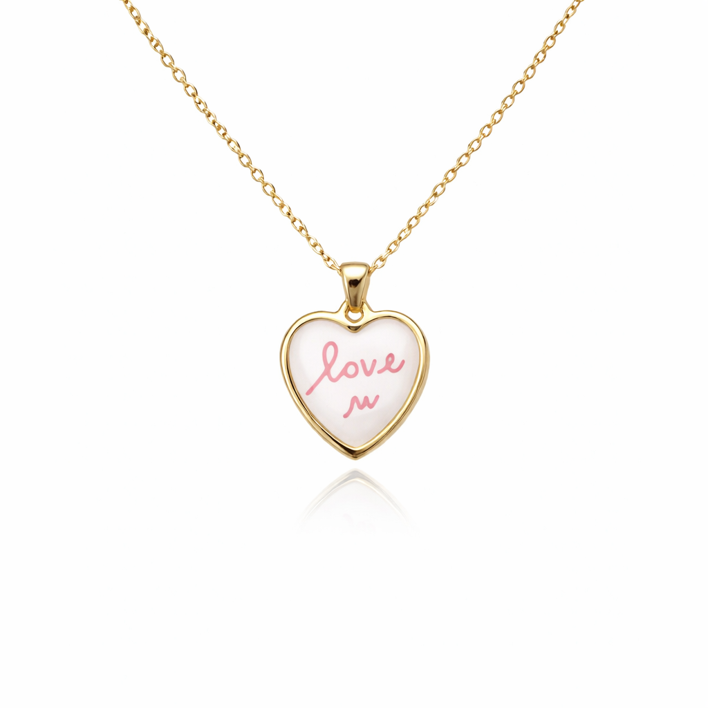 Collana Love U gold