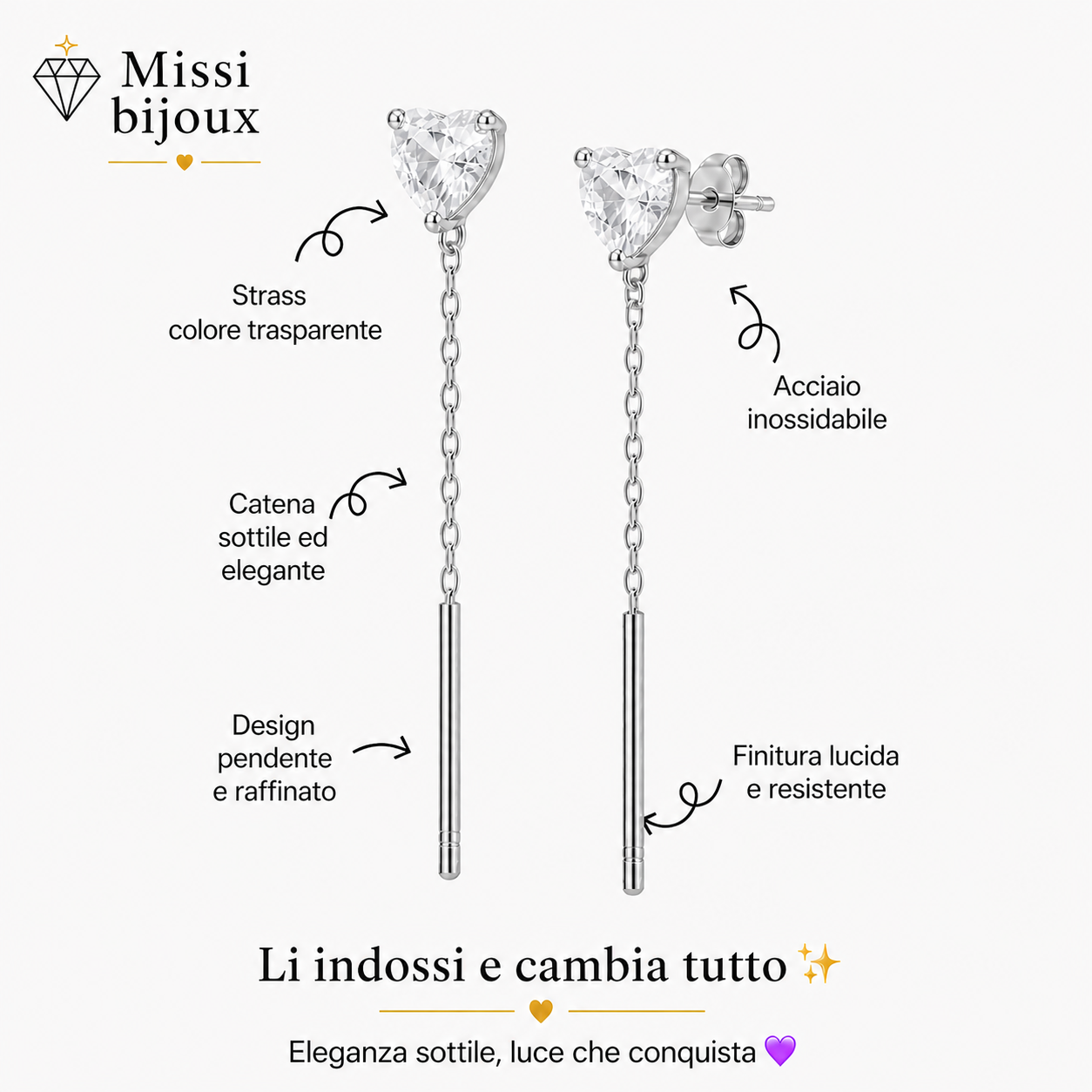 Orecchini STAR CHIC