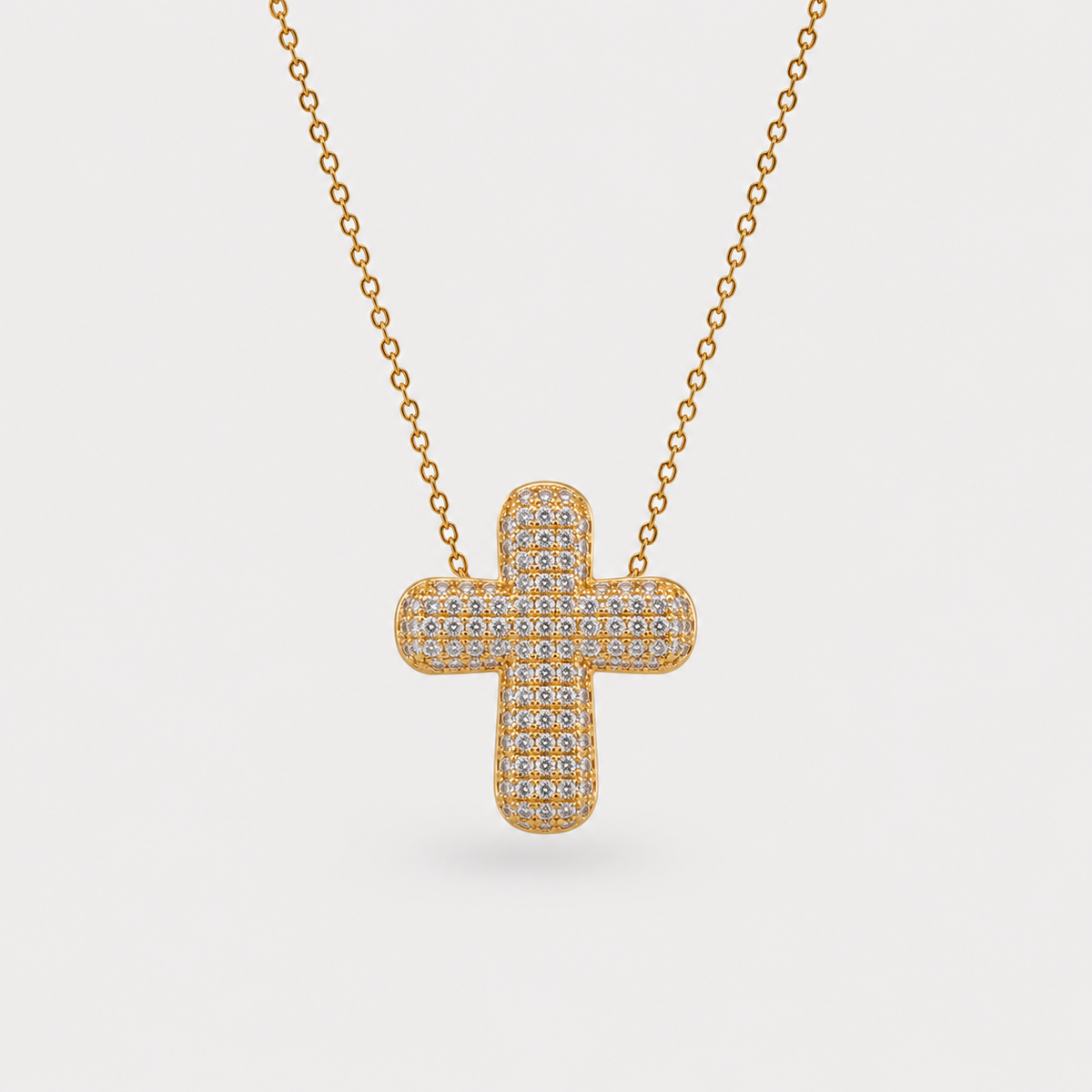 Collana Croce Bubble