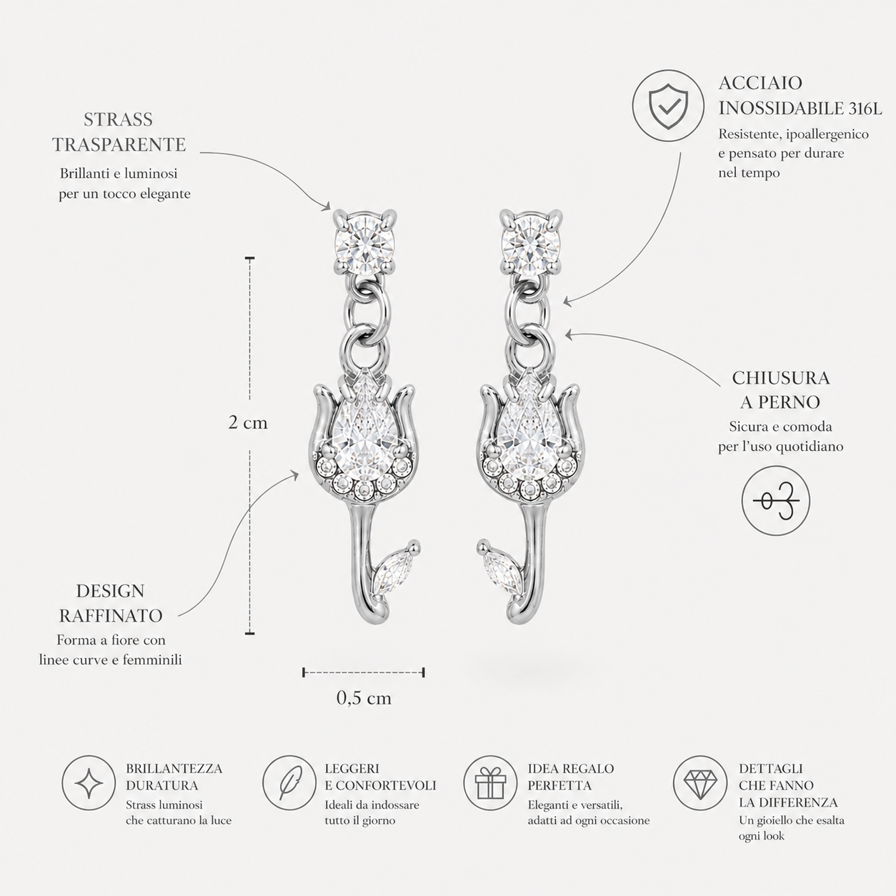 Orecchini FLORELLE
