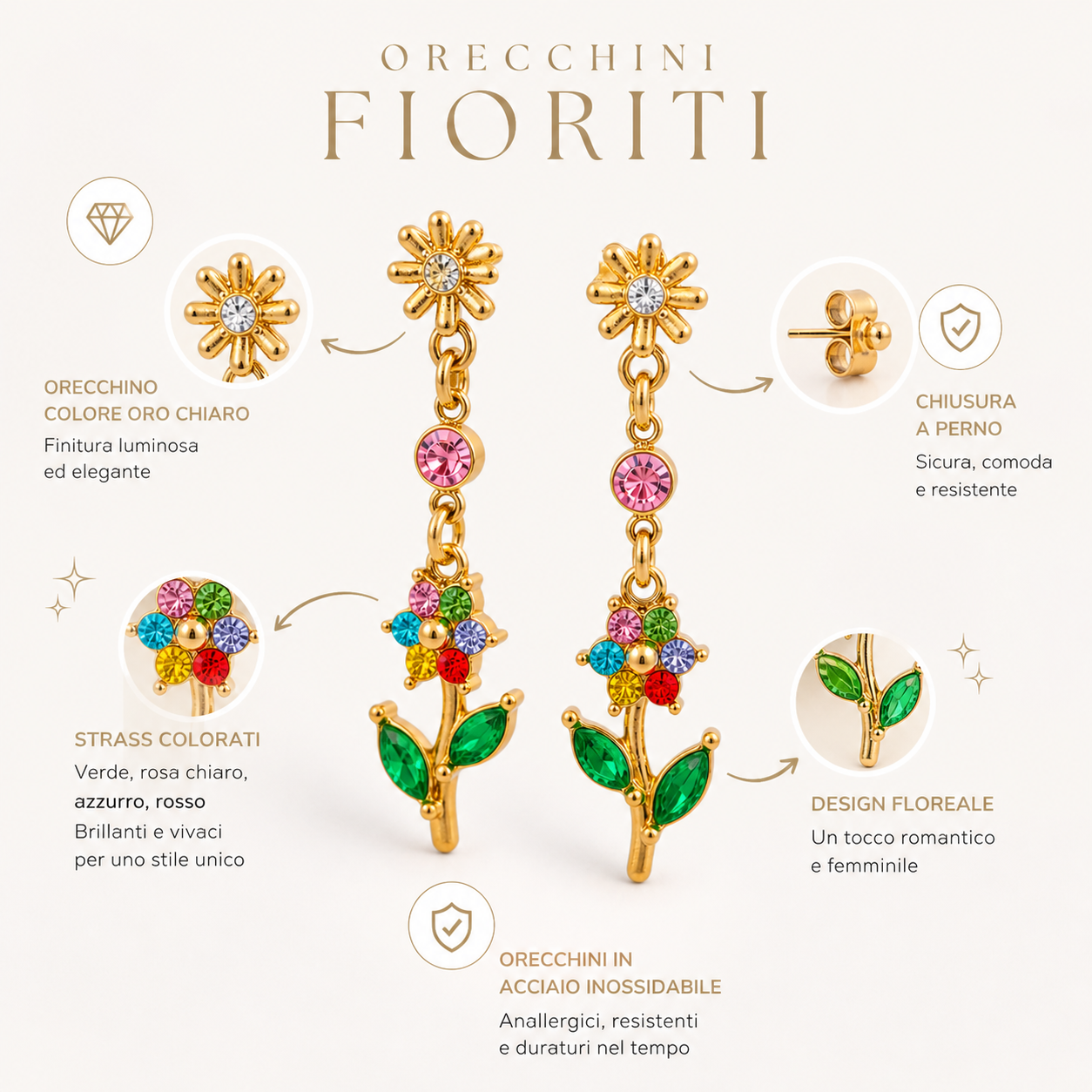 Orecchini I FIORITI
