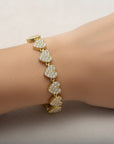 Bracciale Cuore Milleluci Gold