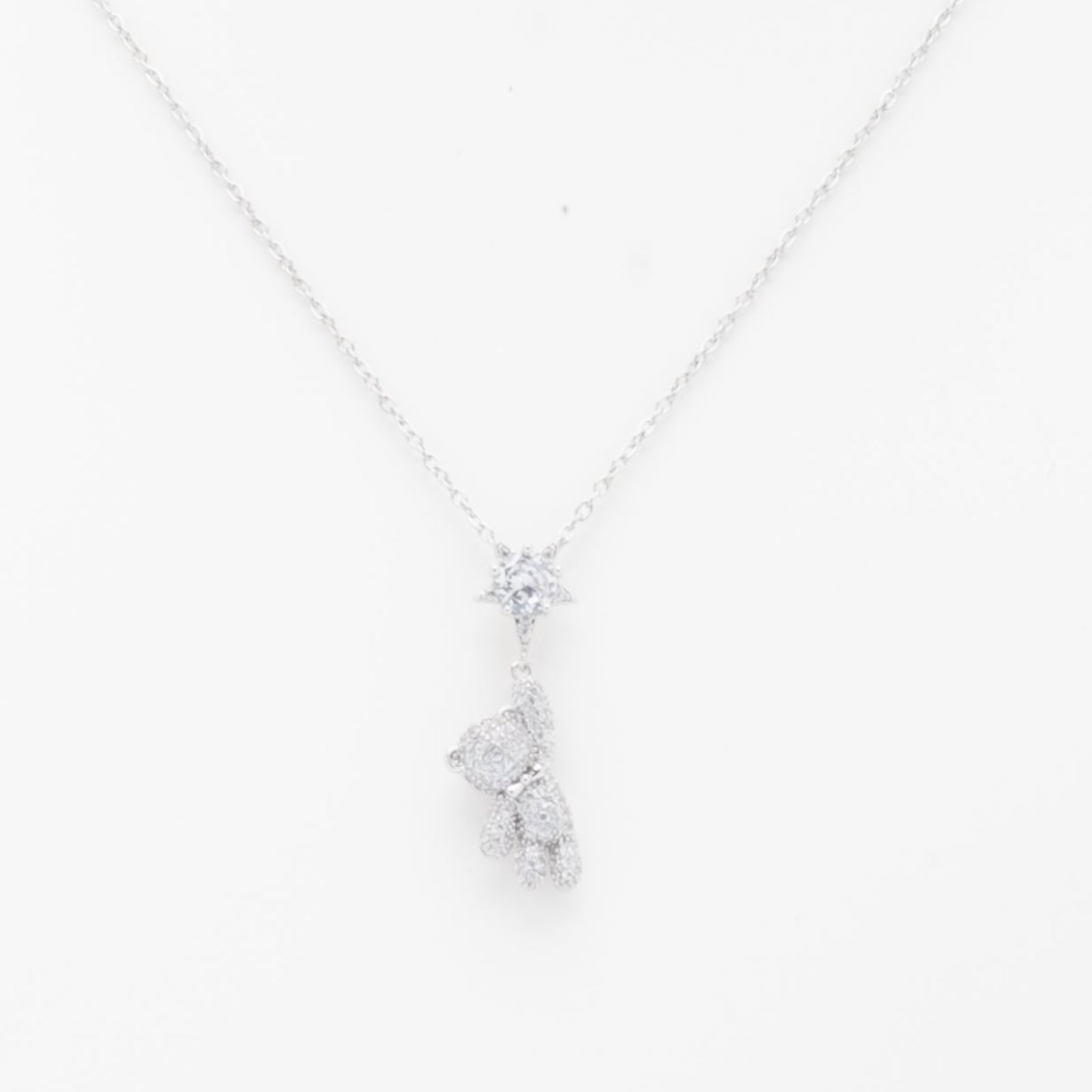 Collana Teddy Star silver