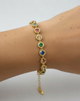Bracciale Star Multicolor Gold